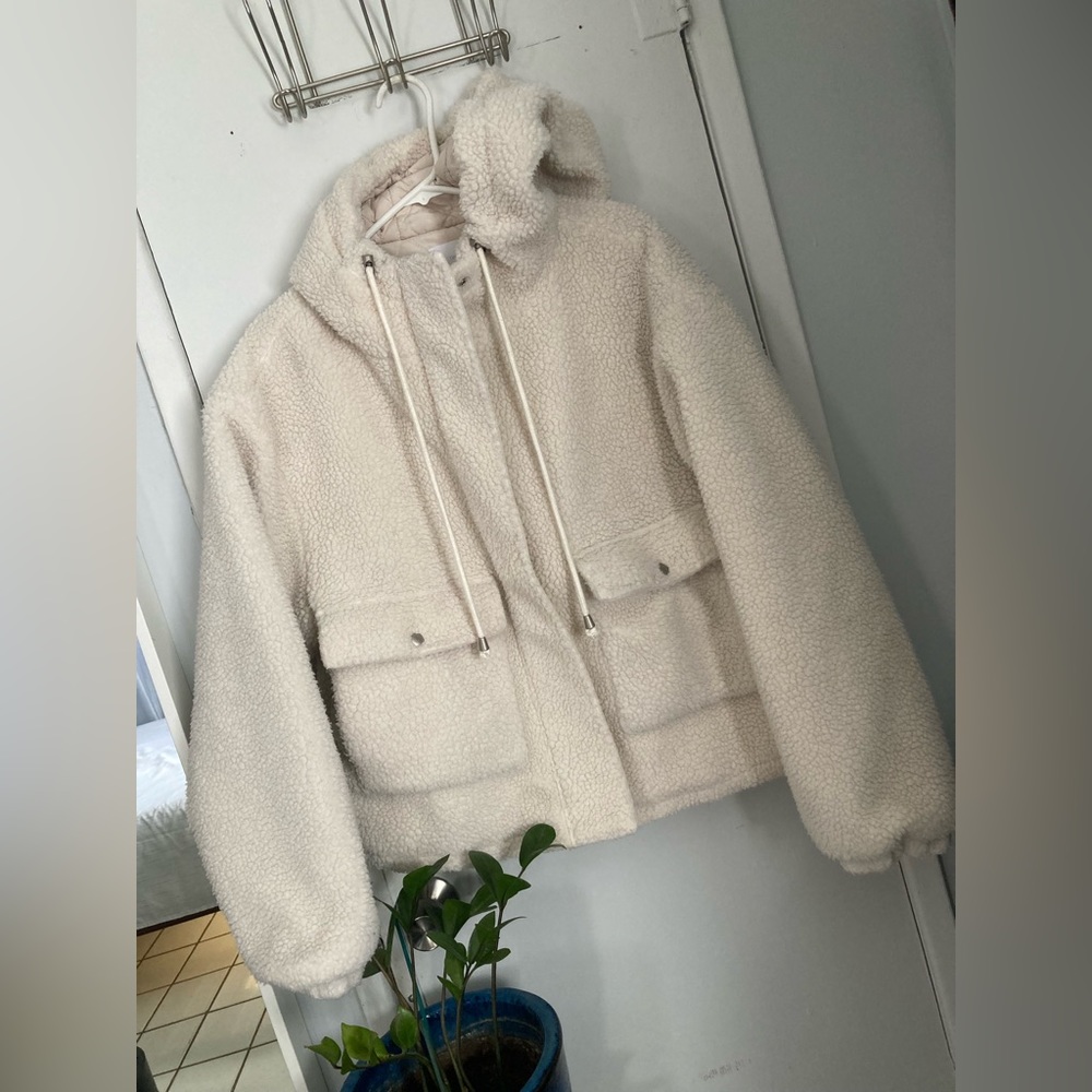 OAK+FORT Teddy Hooded Jacket